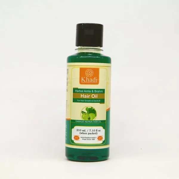 KHADI HR/OIL AMLA/BRAHMI 210ML