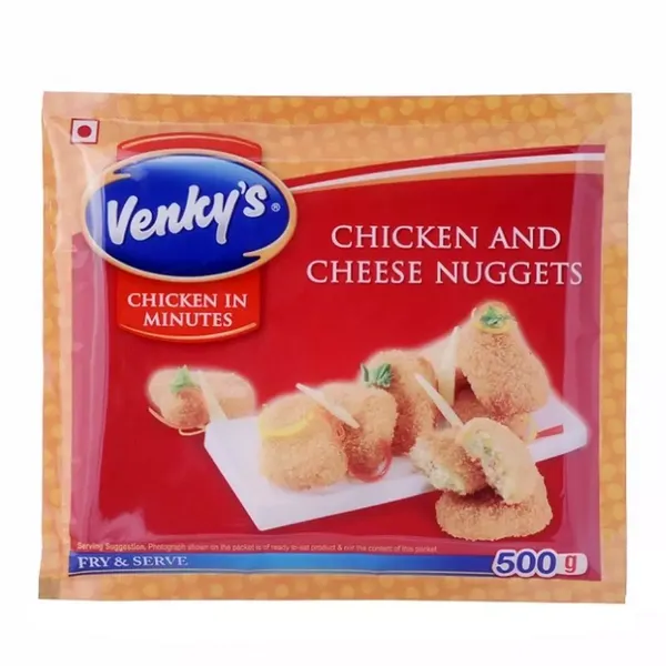 VENKYS CHI CHEESE NUGGETS 500GM