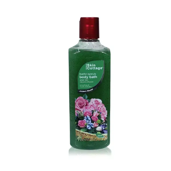 SKIN COTTAGE B/SCRUB GREEN TEA 400ML