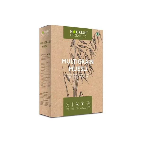 NOURISH ORGANIC MULTIGRAIN MUESLI 300GM