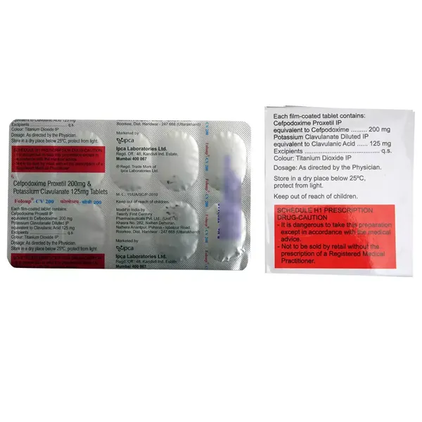 FOLOUP-CV 200MG 10TAB