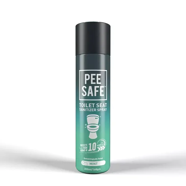 PEE SAFE TOILETSEAT SANITIZER 300ML MINT 225GM