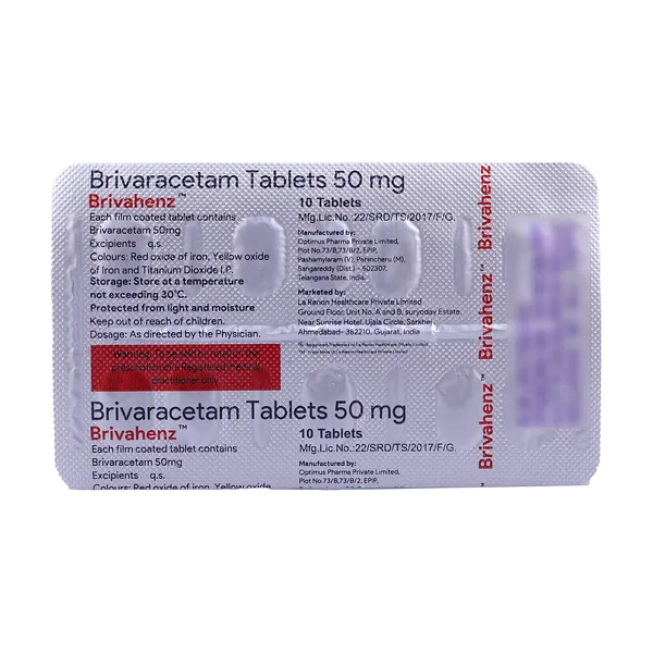 BRIVAHENZ 50MG 10TAB