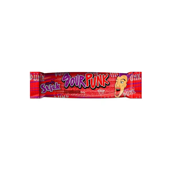 SOURPUNK CANDY STICK STRAWBERRY 40GM