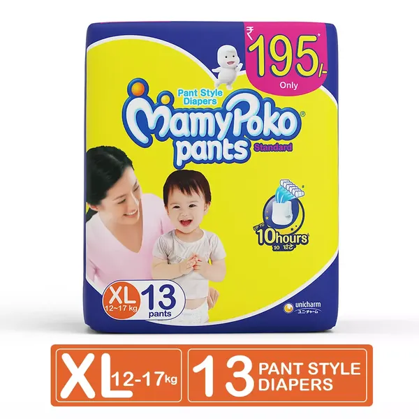 MAMY POKO DIAP PANTS STANDARD XL 13PC