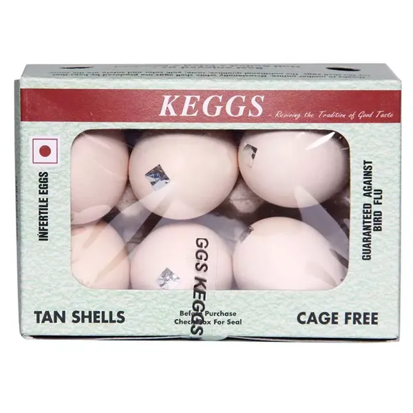 KEGGS TAN EGGS CAGE PACK OF 6 1PC