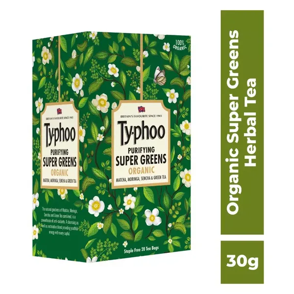 TY-PHOO TEA ORGANIC SUPER GREENS 20BAGS