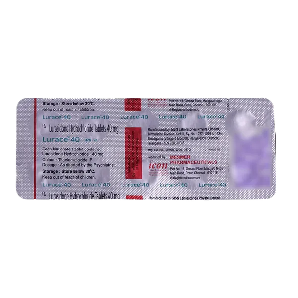 LURACE 40MG 10TAB