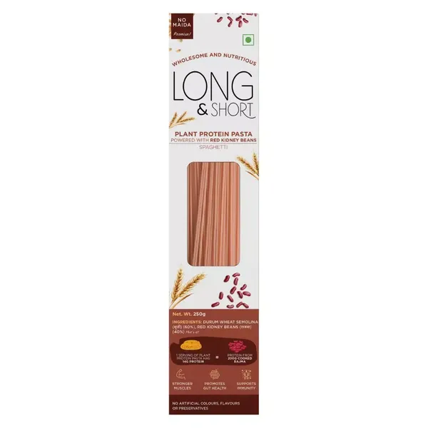 LONG N SHORT PASTA RED KDNY BN SPGHT250G