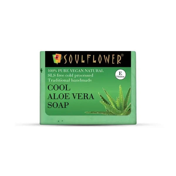 SOULFLOWER COOL ALOE VERA SOAP 150GM