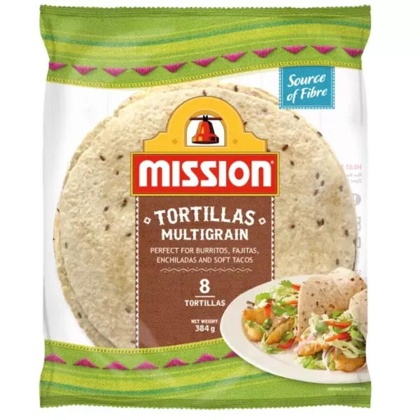 MISSION MULTIGRAIN TORTILLAS 384GM