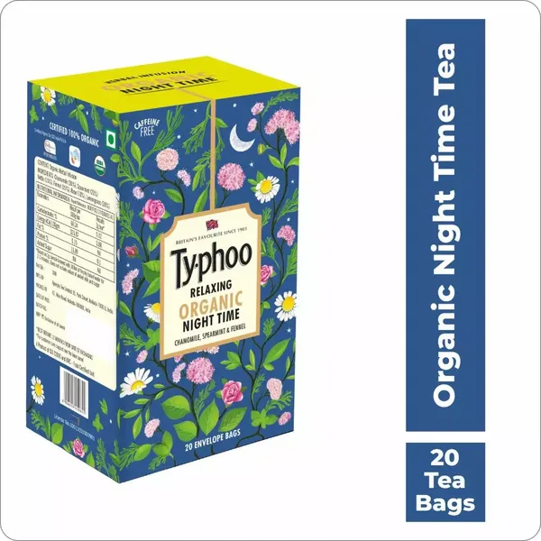 TY-PHOO TEA ORGANIC NIGHT TIME 20BAGS