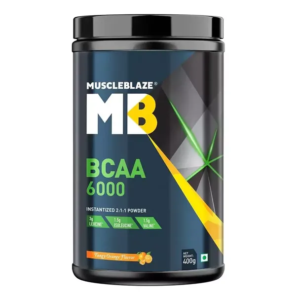 MB PWDR BCAA 6000 TANGY ORANGE 400GM