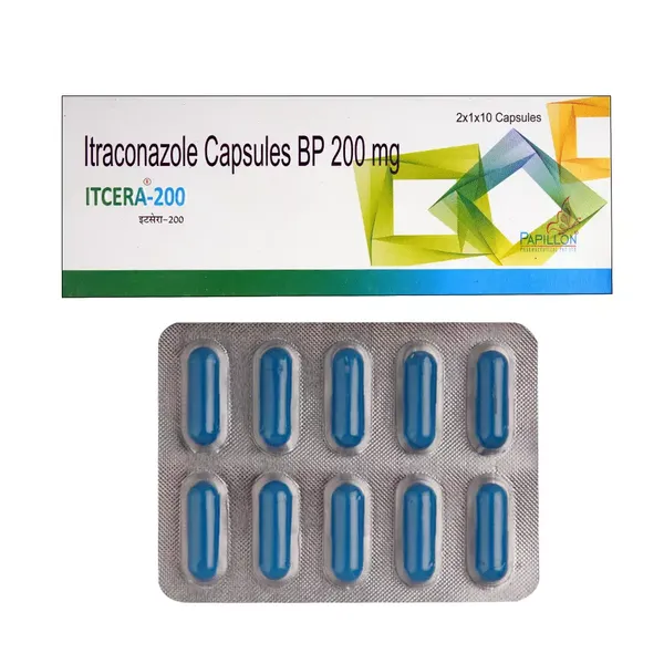 ITCERA 200MG 10CAP