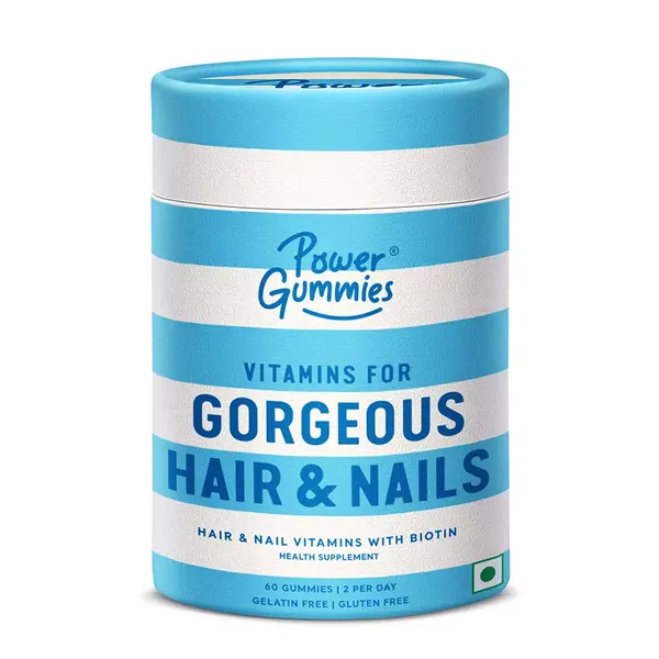 POWER GUMMY GORGEOUS HAIR N NAIL 60PC