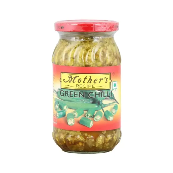 MOTHERS RECIPE GREEN CHILLI PICKLE 400GM