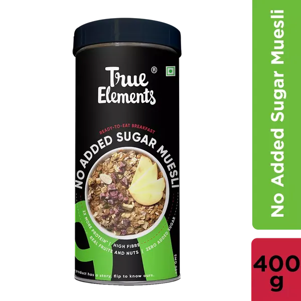 TRUE E MUESLI NO SUGAR 400GM