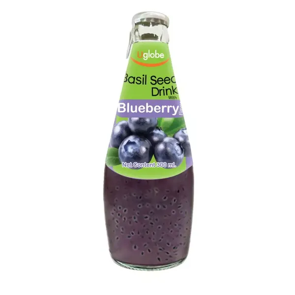 U GLOBE BASIL SEED DRINK BLUEBETTY 300ML