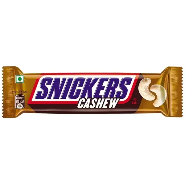 SNICKERS CHOC CASHEW 45GM