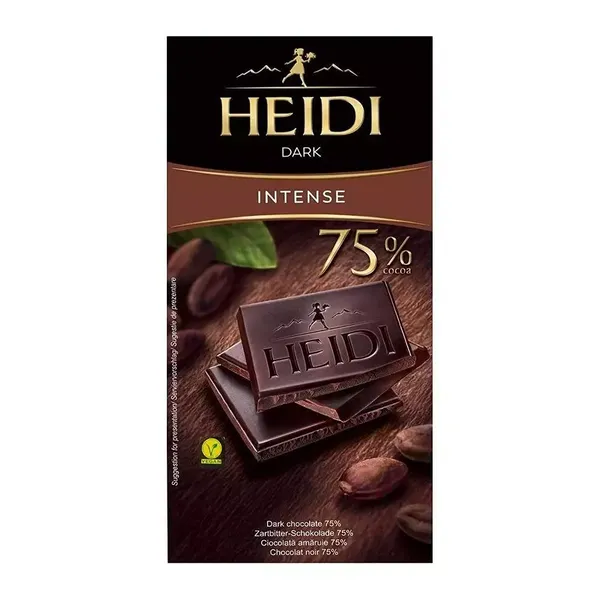 HEIDI CHOC INTENSE 75% 80G