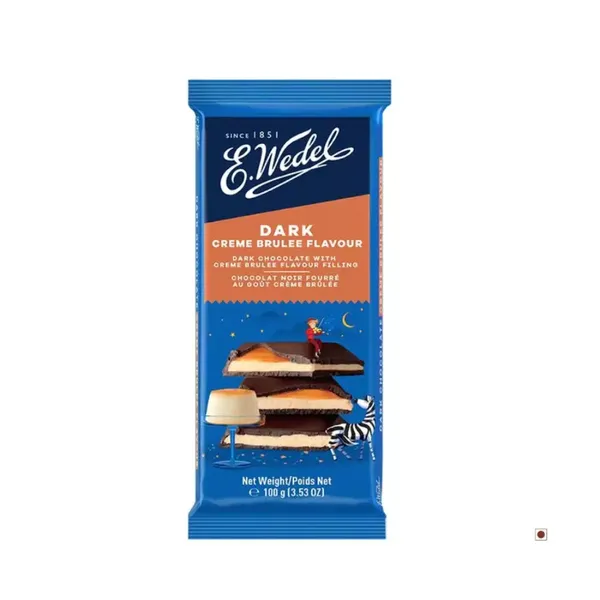 WEDEL CHOC CREME BRULEE FILLING BAR 100GM