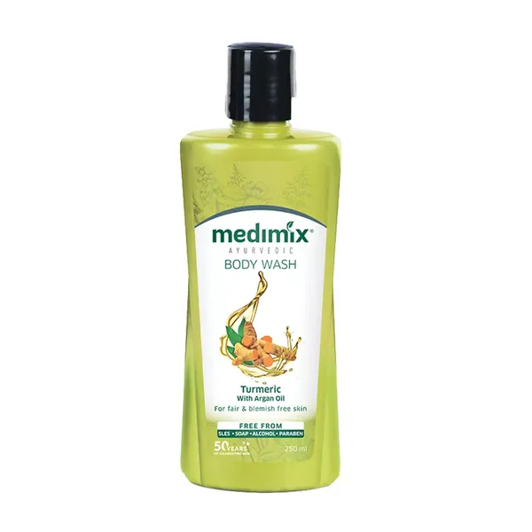 MEDIMIX B/WASH AYUR TURMERIC/ARGAN OIL 250ML