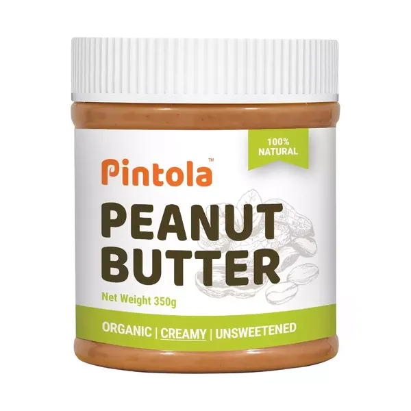 PINTOLA PEANUT BTR ORGANIC CREAMY 350GM