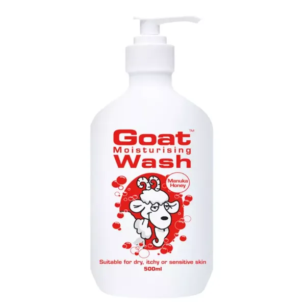 GOAT B/WASH MANUKA HONEY 500ML