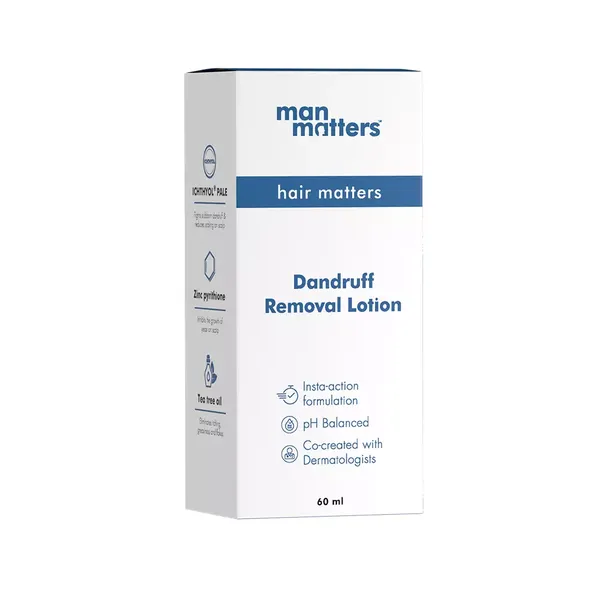 MAN MATTERS DANDRUFF REMOVAL LTN 60ML