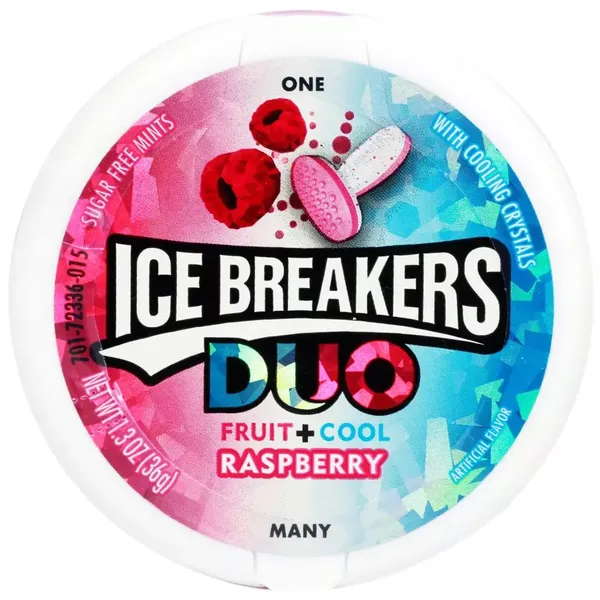 ICE BREAKERS DUO RASPERRY 36GM