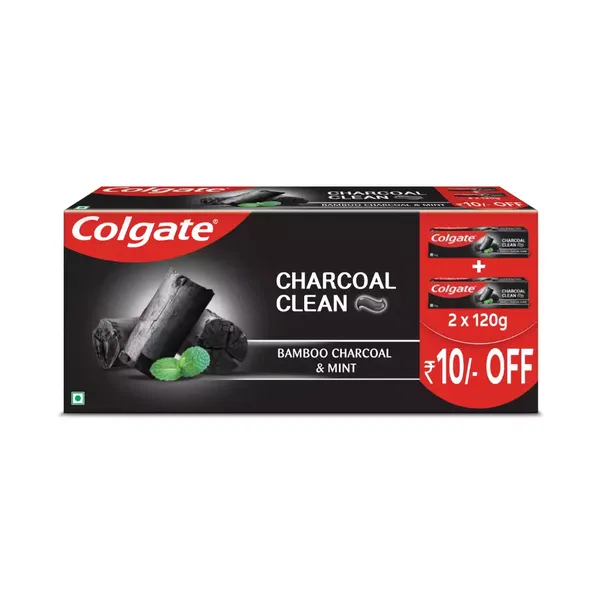 COLG T/PASTE CHARCOAL CLEAN 240GM