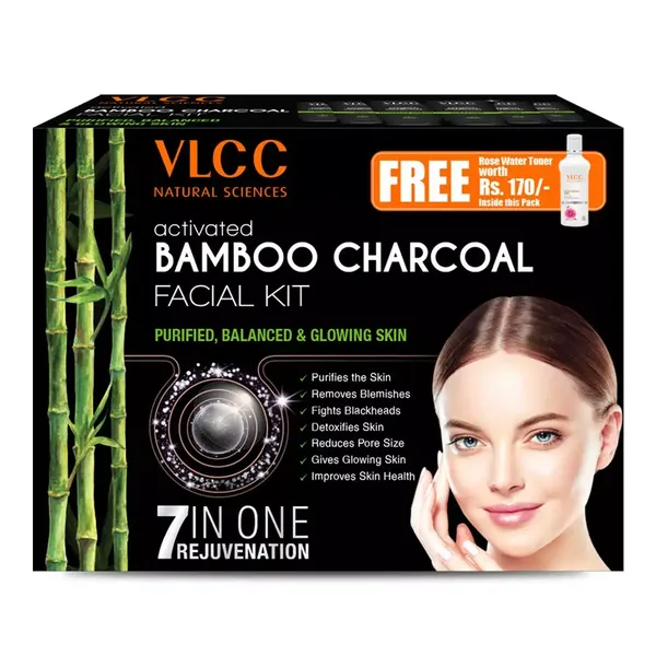 VLCC F/KIT CHARCOLE BAMBOO SINGLE 1PC