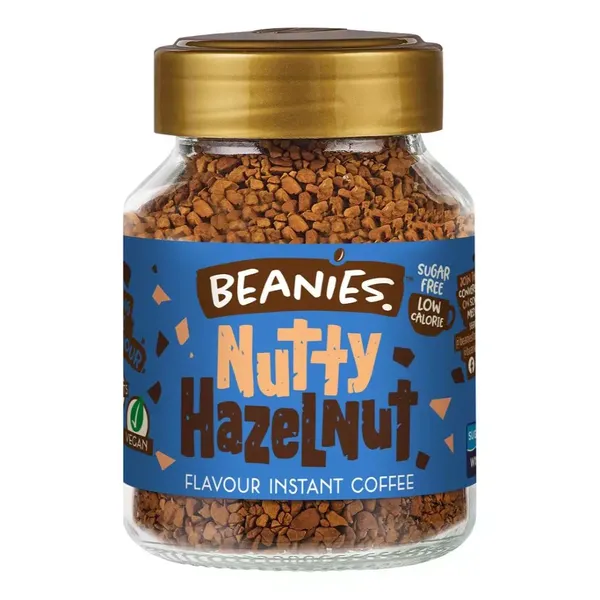 BEANIES COFFEE INSTANT HAZELNUT 50GM