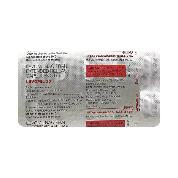 LEVOMIL 20MG 10CAP