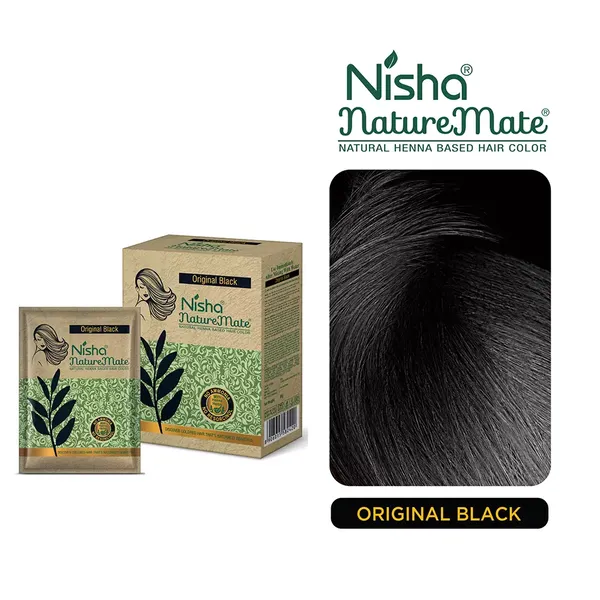 NISHA NATUREMATE BOX ORIGINAL BLACK 60GM