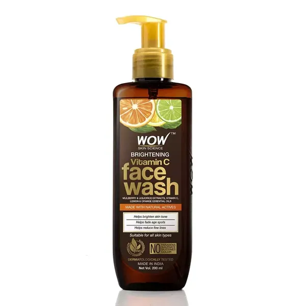 WOW BRIGHTENING VITAMINC F/WASH 200ML