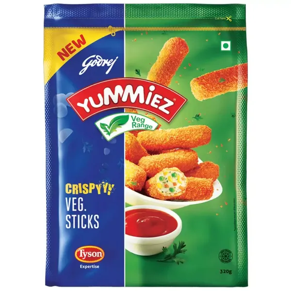 YUMMIEZ VEG POTATO STICKS 400GM