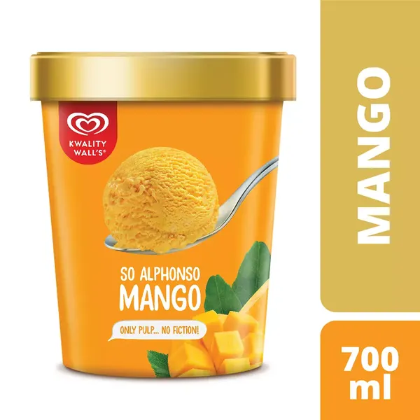 KW I/C PP ALPHONSO MANGO TUB 700ML