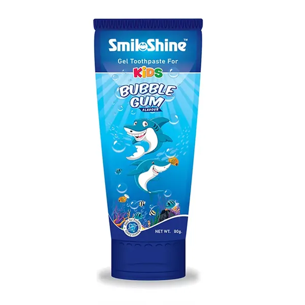 SMILOSHINE T/PASTE KIDS BUBBLE GUM 80GM