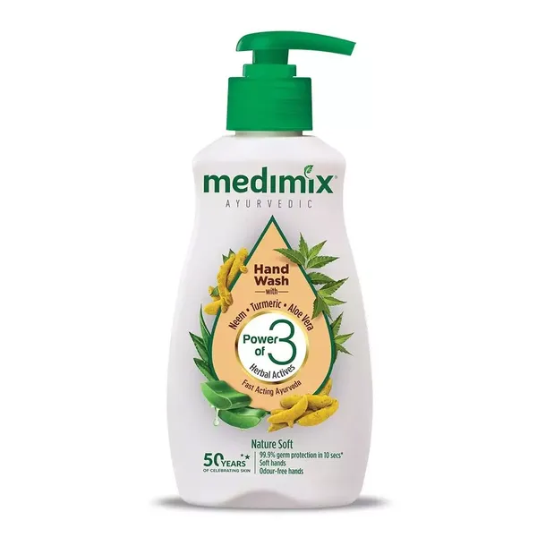 MEDIMIX H/WASH 190ML+SANITIZER COMBO 1PC