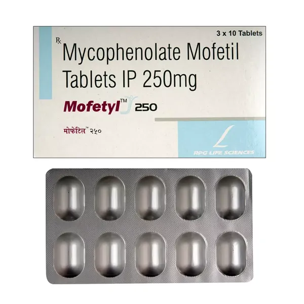 MOFETYL 250MG 10TAB