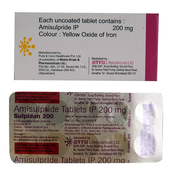 SULPIDON 200MG 10TAB