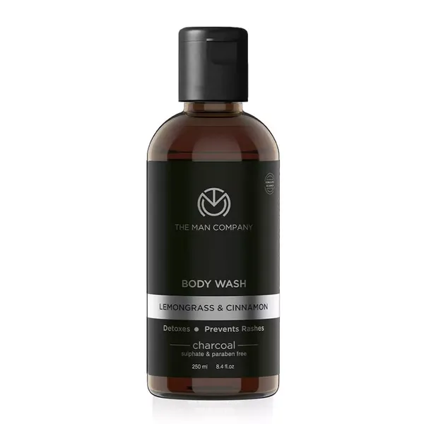 THE MAN B/WASH LEMON/CINNAMON CHAR 250ML