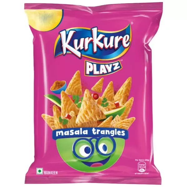 KURKURE PLAYZ MASALA TRANGLES 58 GM