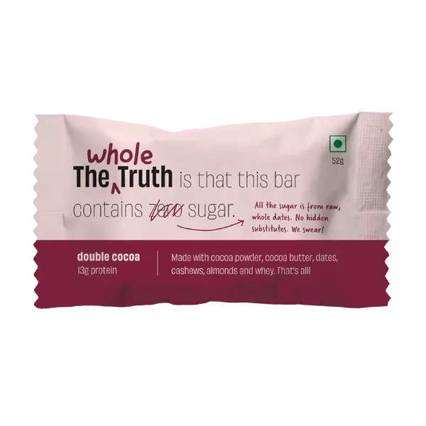 THE WHOLE T BAR COCOA PROTEIN 52GM