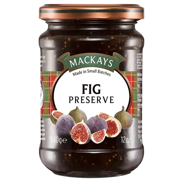 MACKAYS JAM FIG PRESERVE 340GM