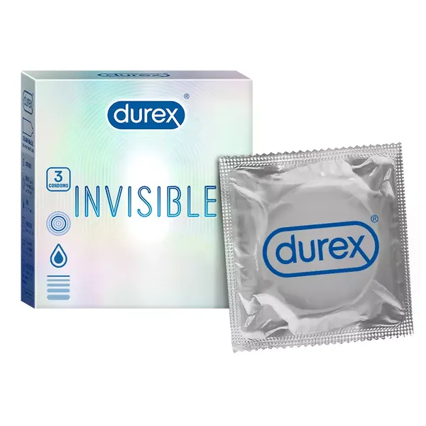 DUREX CONDOM INVISIBLE 3PC