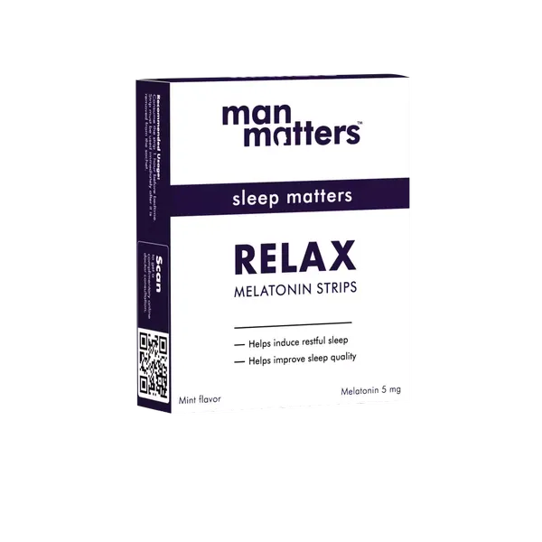 MAN MATTERS RELAX MELATONIN STRIPS 15PC