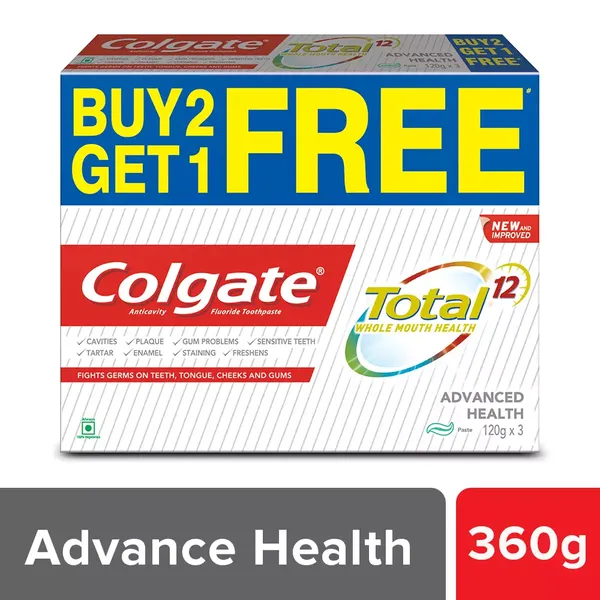 COLG T/PASTE TOTAL ADVANCED 360GM