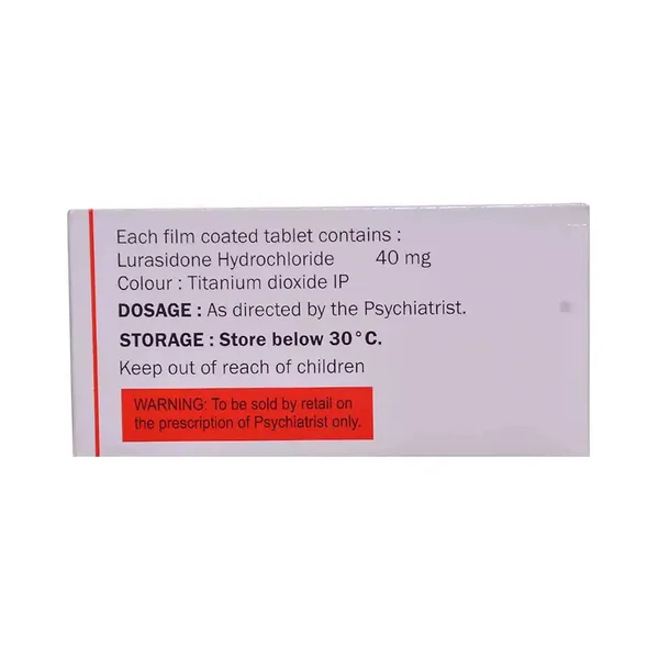 LURASTAR 40MG 10TAB